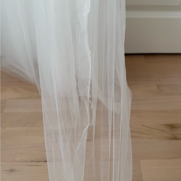 David's Bridal White Formal Kids Dress - Picture 5 of 5